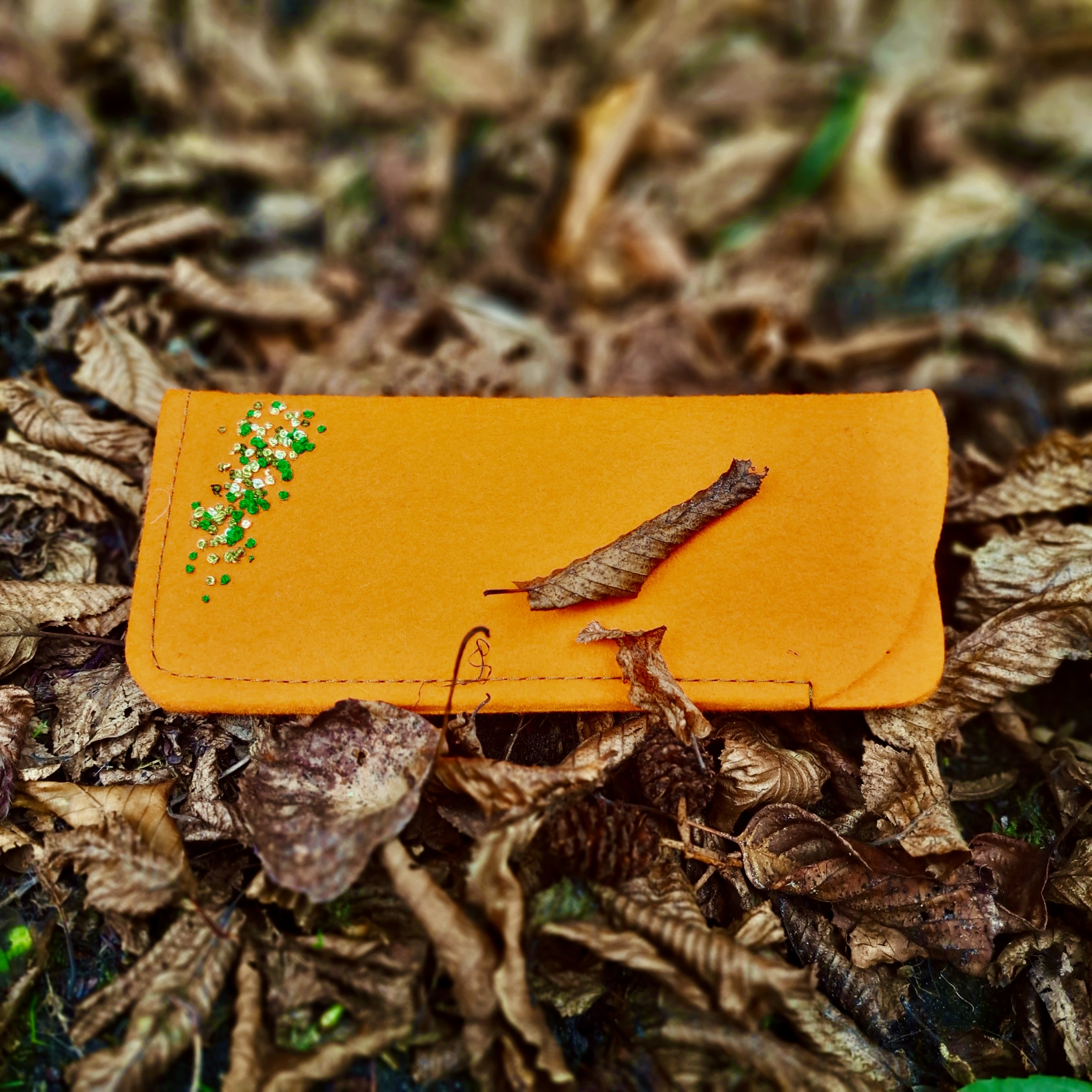 Oranje Brillenhoesje