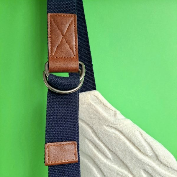 Witte Bumbag met Reliëf - Afbeelding 6