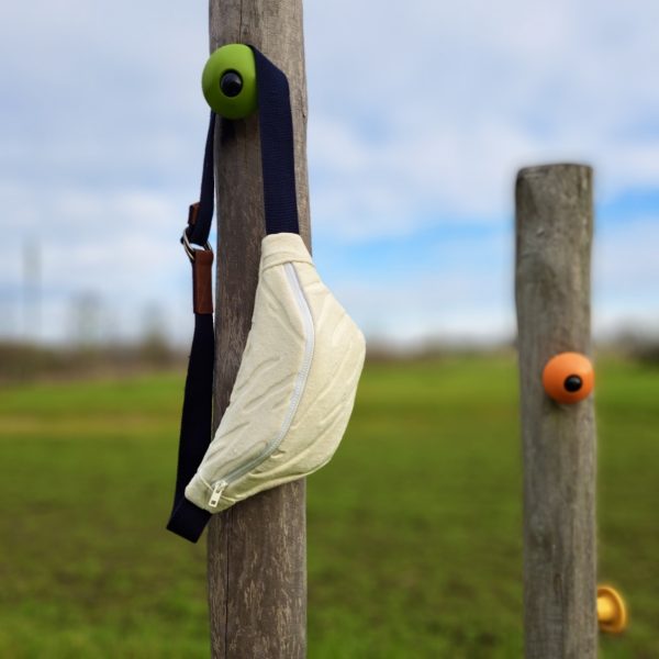 Witte Bumbag met Reliëf - Afbeelding 4