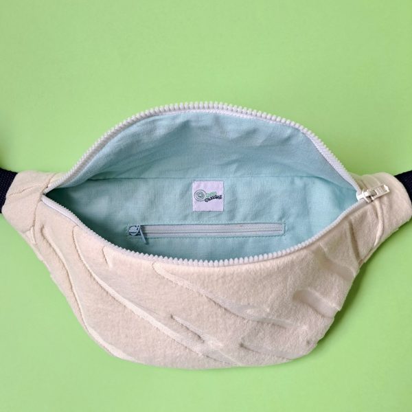 Witte Bumbag met Reliëf - Afbeelding 3