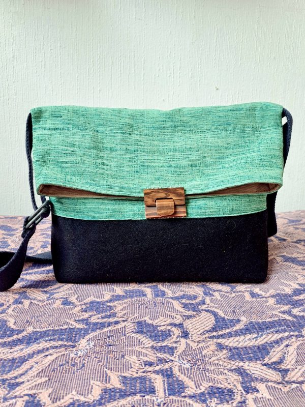 Tas met Houten Sluiting - Afbeelding 3