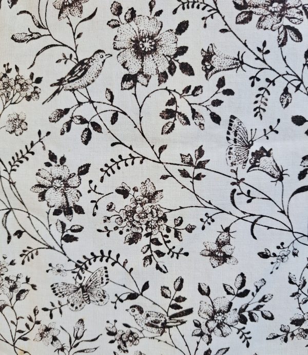 Optimistische Tas Bloemen en Vogeltjes Groen - Afbeelding 5