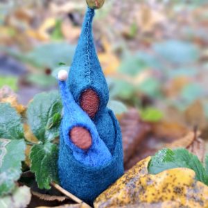 Ouder en Baby Kabouter Petrol en Middenblauw