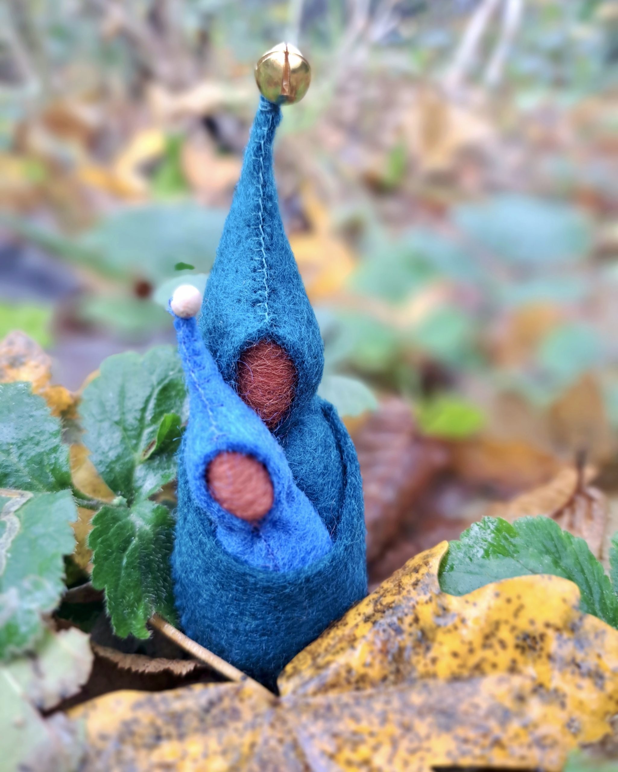 Ouder en Baby Kabouter Petrol en Middenblauw