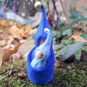 Ouder en Kind Kabouter Koningsblauw en Lichtblauw