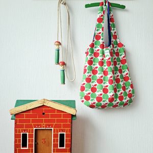 Playtime Reversible Tas Appeltjes/Blauw