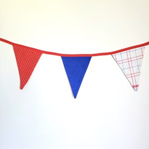 Theedoek Slinger met Rood, Wit en Blauw